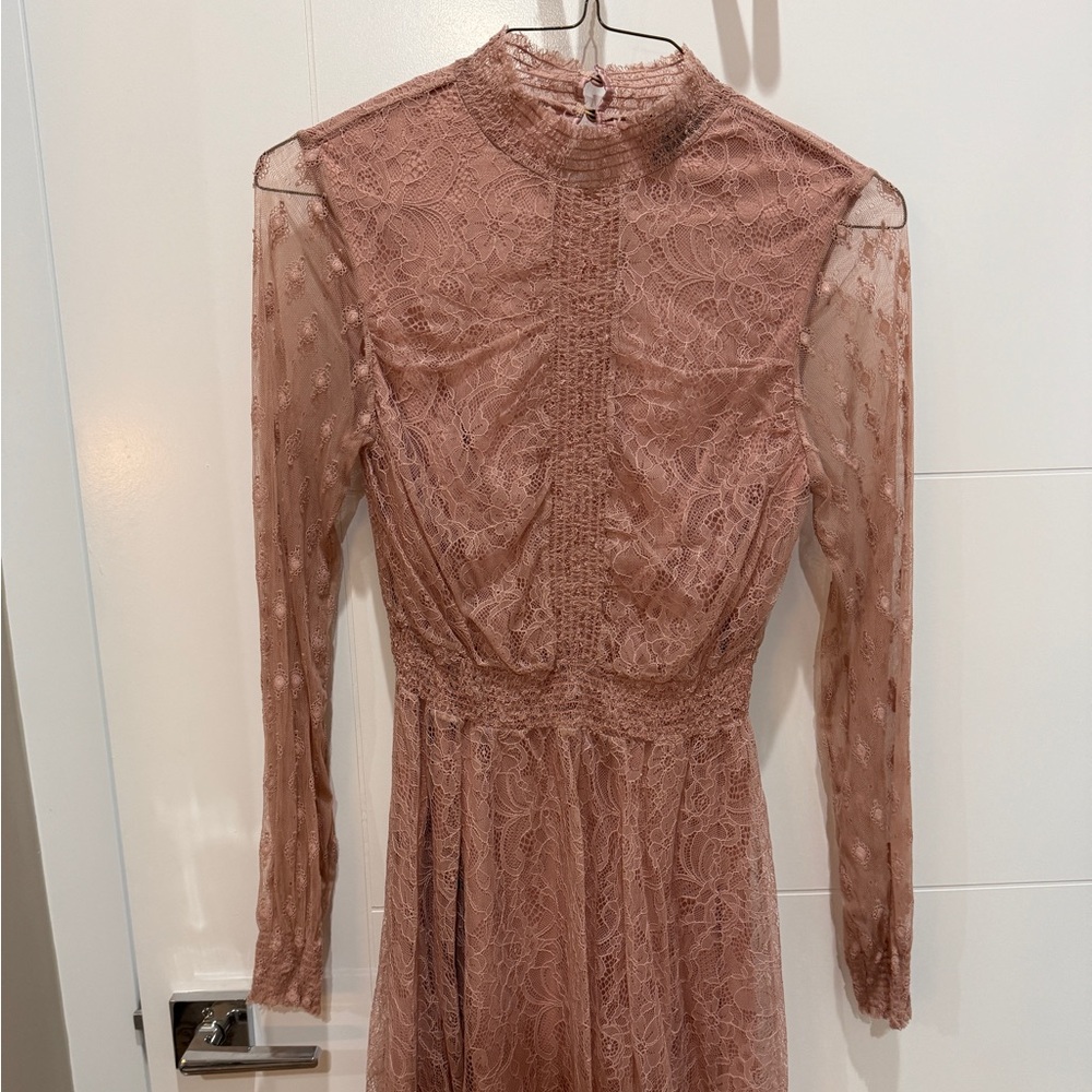 Pink Lace Dress